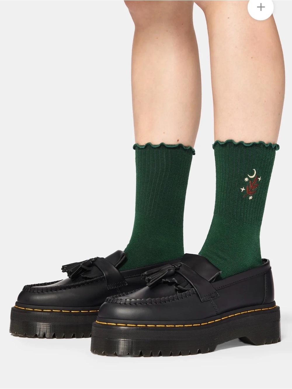 Disturbia Abellona embroidered sock - Picture 4 of 8